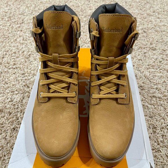 Timberland Women's Carnaby Cool 6-Inch Lace-Up Boots Wheat, Size 8 (New) - Picture 5 of 16